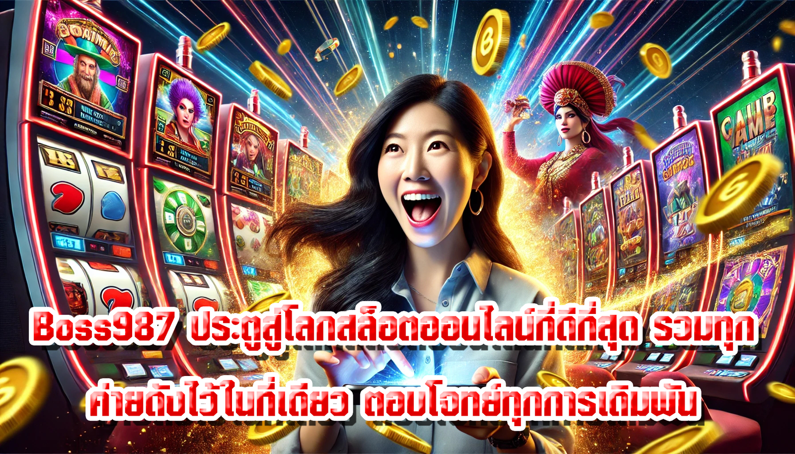 Boss987 ประตูสู่โลกสล็อตออนไลน์ที่ดีที่สุด รวมทุกค่ายดังไว้ในที่เดียว ตอบโจทย์ทุกการเดิมพัน