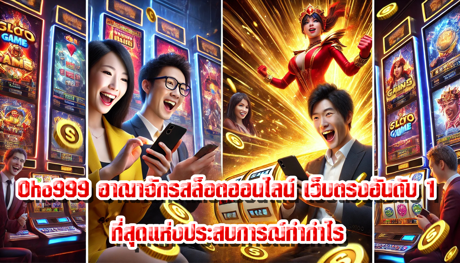 Oho999 อาณาจักรสล็อตออนไลน์ เว็บตรงอันดับ 1 ที่สุดแห่งประสบการณ์ทำกำไร