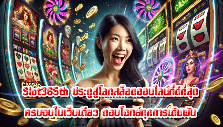 Slot365th ประตูสู่โลกสล็อตออนไลน์ที่ดีที่สุด ครบจบในเว็บเดียว ตอบโจทย์ทุกการเดิมพัน